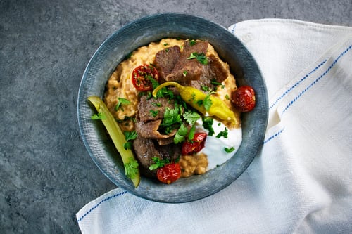 Kauraisa kebabpuurokulho