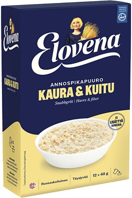 Elovena Annospikapuuro Kaura & kuitu