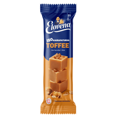 Elovena Iso kaurapatukka Toffee
