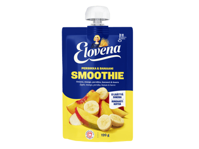 Elovena Smoothie Persikka & banaani