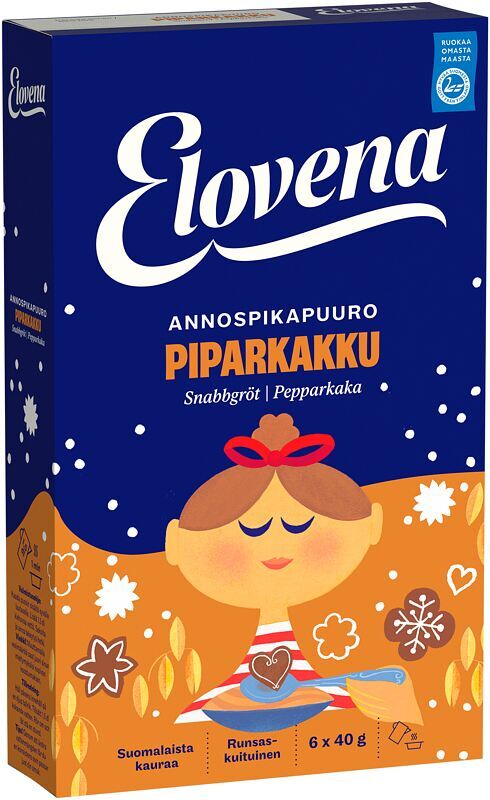 Elovena Annospikapuuro Piparkakku