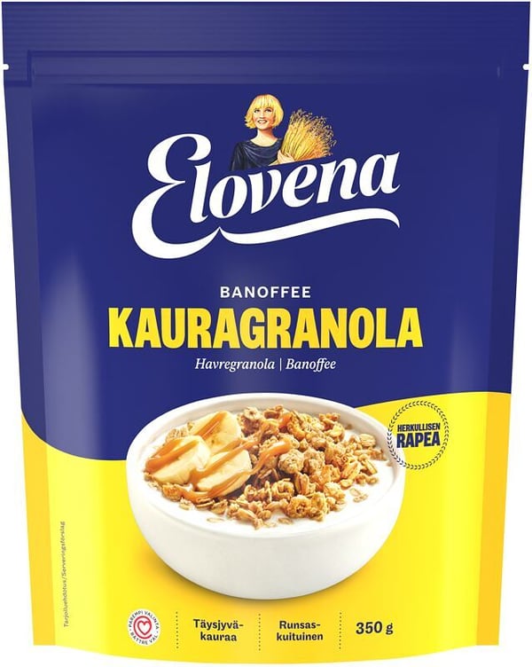 Elovena Banoffee kauragranola