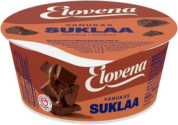 Elovena Vanukas Suklaa