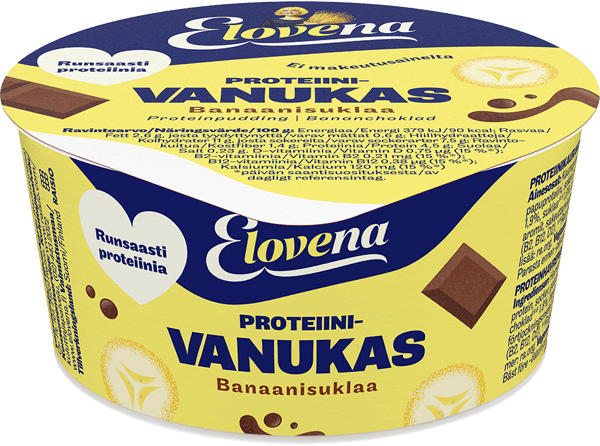 Elovena Proteiinivanukas Banaanisuklaa