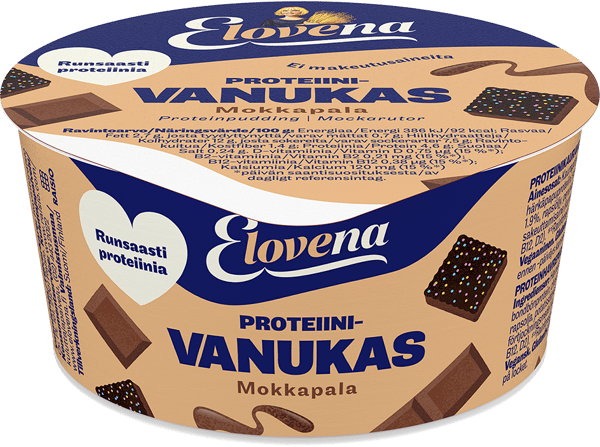 Elovena Proteiinivanukas Mokkapala