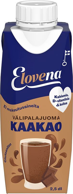 Elovena Välipalakaurajuoma Kaakao