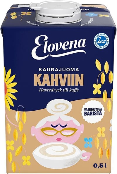 Elovena Kaurajuoma kahviin 0,5l