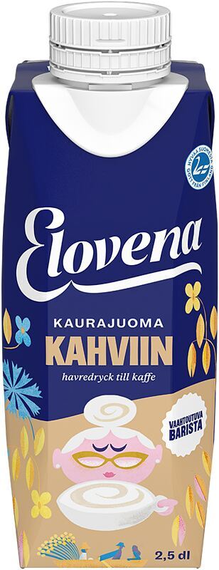 Elovena Kaurajuoma Kahviin 2,5dl