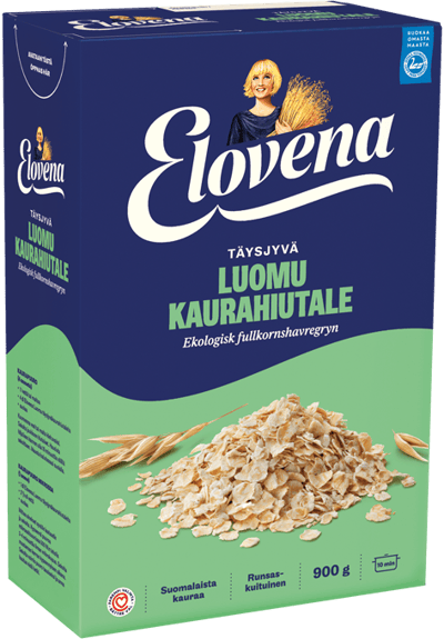 Elovena Luomu täysjyväkaurahiutale
