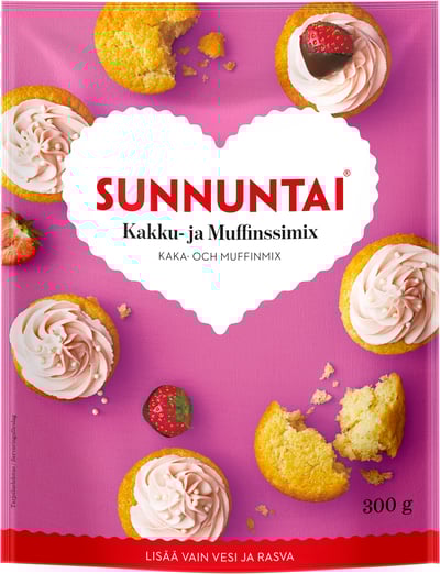 Sunnuntai Kakku- ja Muffinssimix