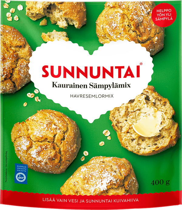 Sunnuntai Kaurasämpylämix