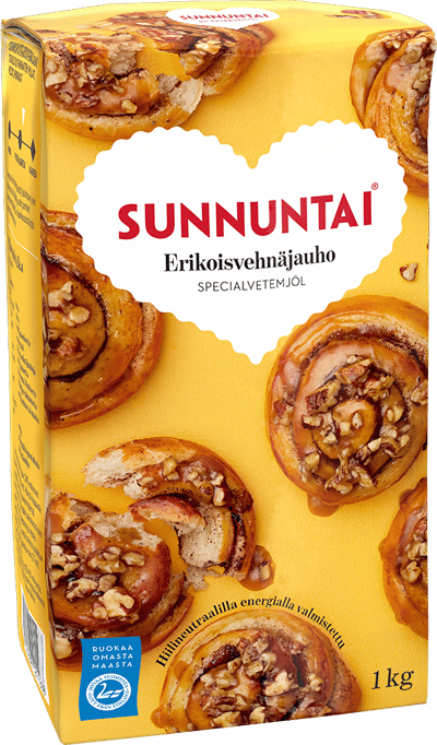 Sunnuntai erikoisvehnäjauho leivontaan