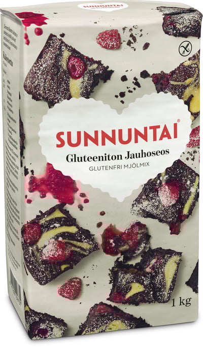 Sunnuntai Gluteeniton Jauhoseos