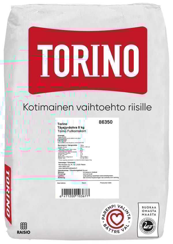 Torino Täysjyväohra 8kg